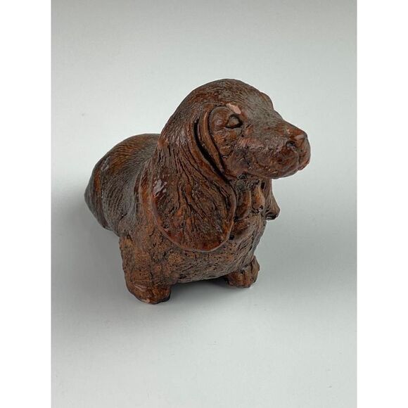 Vintage Cocker Spaniel Droopy Earred Dog Figurine BU0604 - Picture 3 of 9